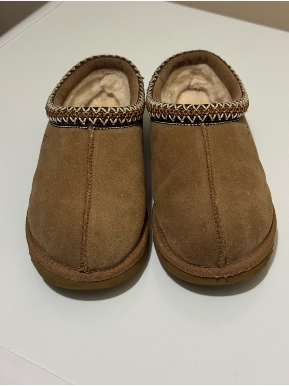 Ugg Tasman Slippers Chestnut Size 8 GUC! - Picture 2 of 10